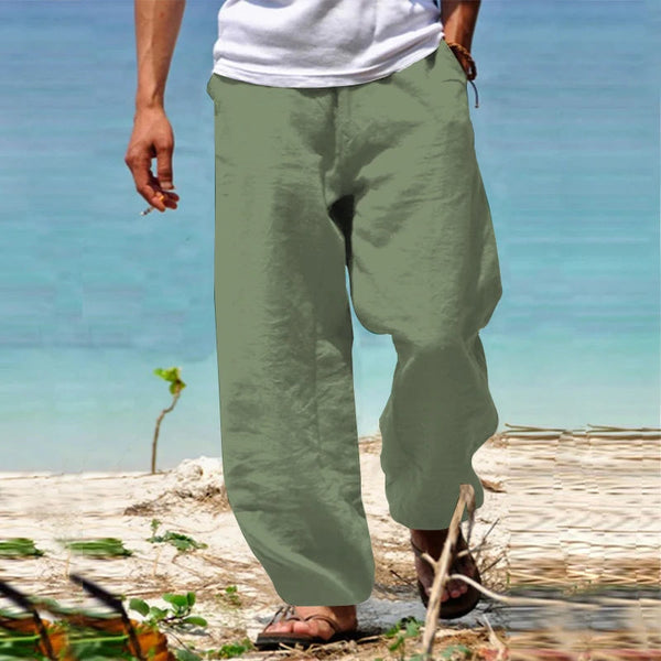 Lichte strandbroek voor mannen - ontspannen en ademend voor de zomer