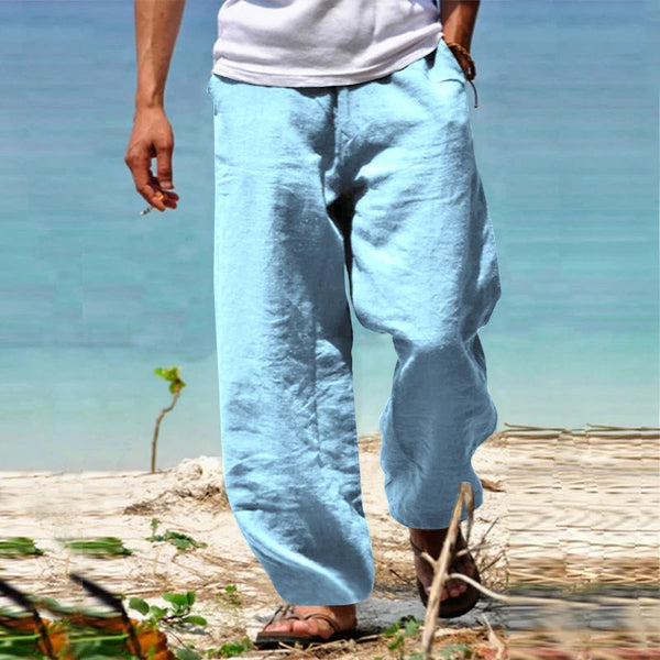 Lichte strandbroek voor mannen - ontspannen en ademend voor de zomer