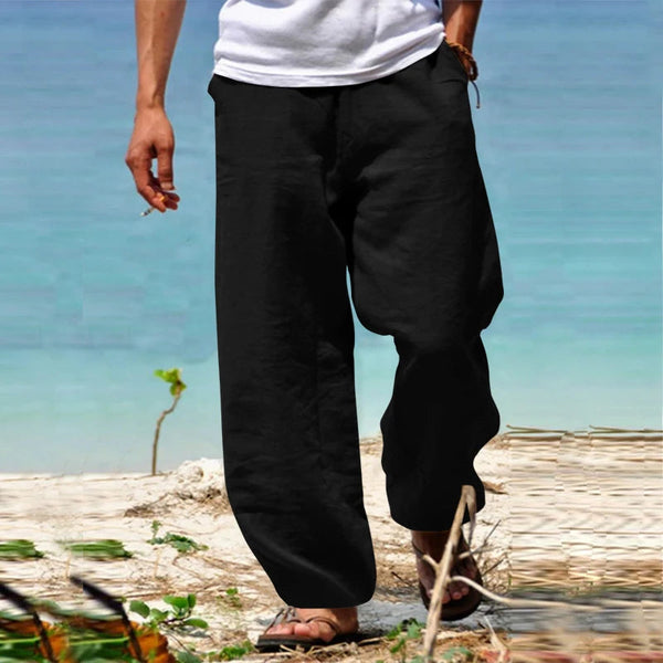 Lichte strandbroek voor mannen - ontspannen en ademend voor de zomer