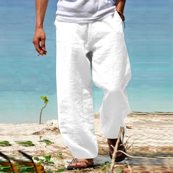 Lichte strandbroek voor mannen - ontspannen en ademend voor de zomer