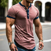 Op maat gemaakte henley shirt - modieus casual top voor mannen