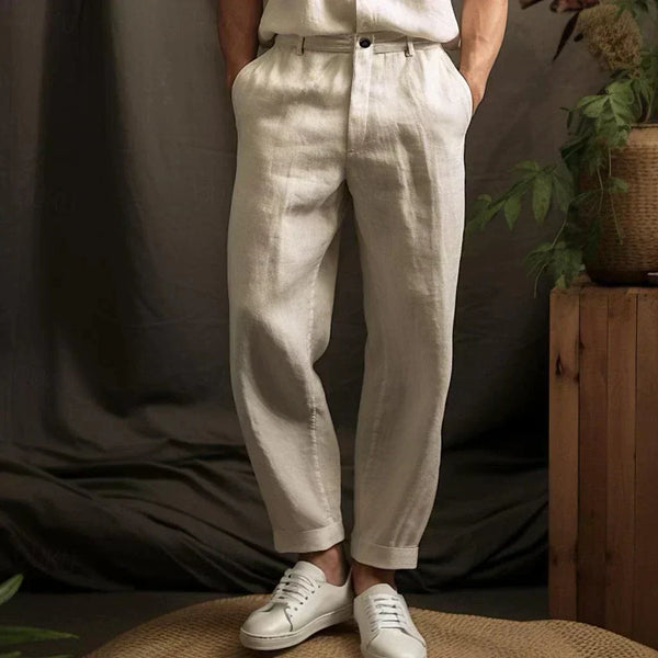 Linnen broeken voor mannen - veelzijdige casual bottoms