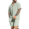 Heren zomer linnen set - luchtige casual outfit voor ontspannen dagen