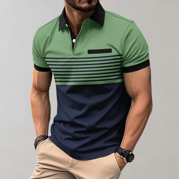 Verfijnde polo shirt - trendy heren zomertop