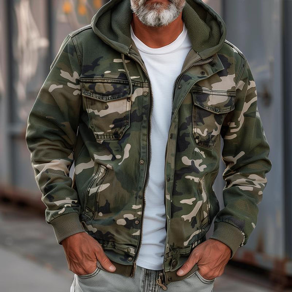 Camouflagejack voor mannen - veelzijdige outdoor buitenjas