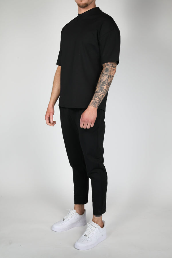 Heren slim fit sweatpants zwarte joggingbroeken - veelzijdige relaxte weekendoutfit