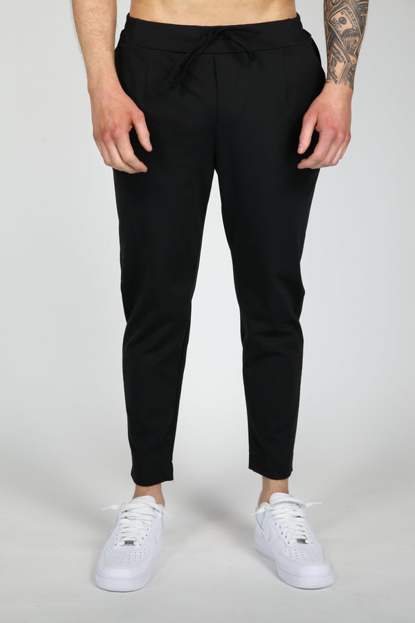 Heren slim fit sweatpants zwarte joggingbroeken - veelzijdige relaxte weekendoutfit