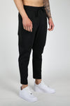 Heren slim fit sweatpants zwarte joggingbroeken - veelzijdige relaxte weekendoutfit