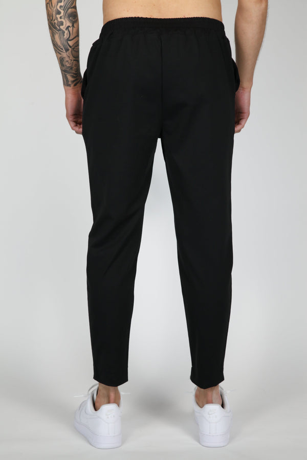 Heren slim fit sweatpants zwarte joggingbroeken - veelzijdige relaxte weekendoutfit