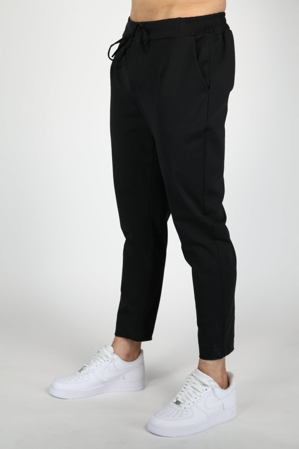 Heren slim fit sweatpants zwarte joggingbroeken - veelzijdige relaxte weekendoutfit