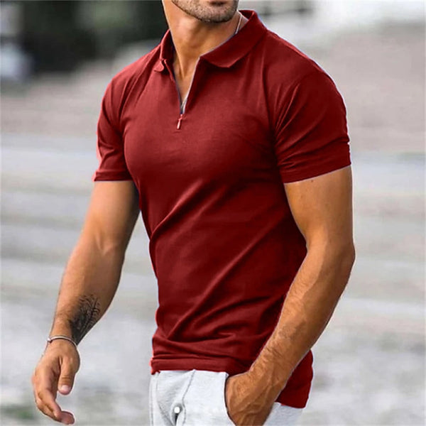Heren polo shirt - getailleerde pasvorm voor casual elegantie