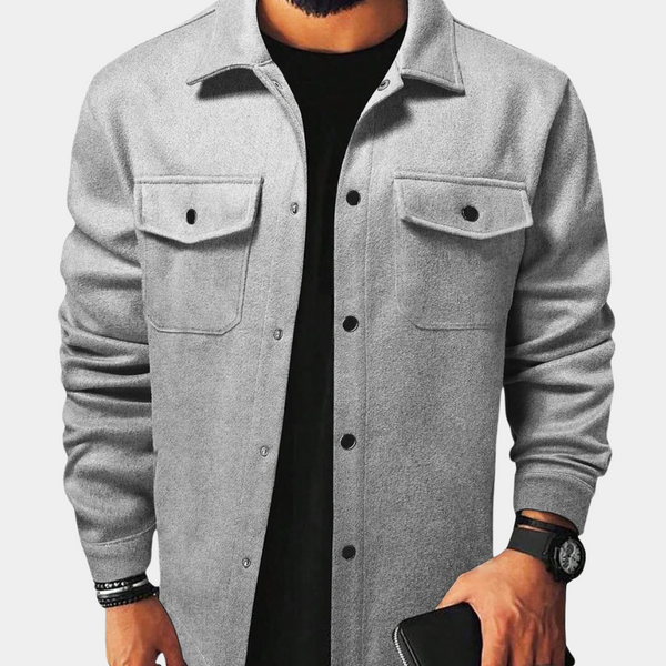 Veelzijdige overshirt - duurzame heren buitenjas