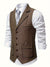 Haringbone waistcoat - verfijnde mannen vest