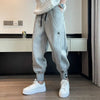 Heren sweatpants - loungebroek van zachte katoenmix met verstelbare tailleband