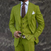 3-delige maatpak voor mannen - slimme kantooroutfit met blazer, vest en broek