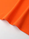 Heren casual t-shirt van zachte katoenmix in oranje - voor elke dag en ontspannen uitjes
