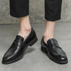 Herenschoenen: elegante leren loafers voor kantoor en avondgelegenheden