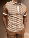 Heren polo met ritssluiting - eigentijdse casual wear van premium stof