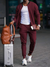 2-delige lichtgewicht herentracksuit voor reizen - stijlvolle jas en broek voor casual ontspanning