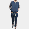 2-delige trainingsoutfit - stijlvolle heren zip-up jack en joggerbroek voor sportieve activiteiten