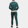 2-delige trainingsoutfit - stijlvolle heren zip-up jack en joggerbroek voor sportieve activiteiten