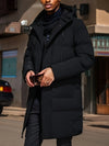 Heren mid-length gewatteerde parka - warme en stijlvolle buitenjas