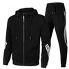 Heren rits-hoodie en joggers - duurzame 2-delige trainingsset