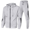 Heren rits-hoodie en joggers - duurzame 2-delige trainingsset