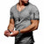 Casual v-hals t-shirt - heren kortemouwshirt