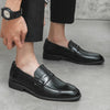 Herenschoenen: elegante leren loafers voor kantoor en avondgelegenheden