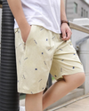 Luchtige korte broek voor heren - zomeroutfits met ritszakken voor strand en ontspanning