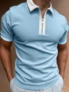 Heren polo met ritssluiting - eigentijdse casual wear van premium stof
