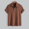Lichtgewicht heren polo shirt voor casual zomeroutfits - uniek patroon en ademende stof
