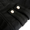 Heren zwarte leren jas - moderne buitenkleding