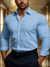 Heren elegante slim fit shirt - veelzijdige formele outfit