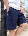 Luchtige korte broek voor heren - zomeroutfits met ritszakken voor strand en ontspanning