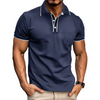 Heren polo shirt van katoen met korte mouwen - veelzijdige dagelijkse outfit