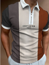 Heren polo met ritssluiting - eigentijdse casual wear van premium stof