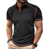 Heren polo shirt met korte mouwen - casual of zakelijke stijl, modern ontwerp, ademende stof, duurzame kwaliteit