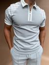 Heren polo met ritssluiting - eigentijdse casual wear van premium stof