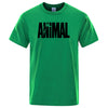 Heren casual t-shirt met dierenprint - korte mouwen voor dagelijks gebruik