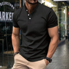 Heren polo shirt met halve kraag - veelzijdige casual look van lichtgewicht stof