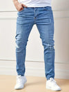 Op maat gemaakte slim jeans - veelzijdige herentrousers voor een moderne stijl