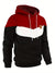 Heren kleurblok hoodie - trendy pullover met contrasterende panelen voor casual look