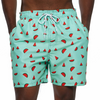 Zwemshorts voor heren - speelse ananasprint zwemtrunks voor strand en zwembad