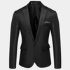 Stijlvolle zwarte blazer - op maat gemaakte formele jacket voor mannen