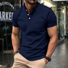 Heren polo shirt met halve kraag - veelzijdige casual look van lichtgewicht stof