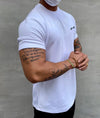 Heren workout t-shirt - duurzame actieve top - vochtregulerende fitness tee voor de sportschool en casual dagen