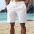 Linnen shorts voor mannen - lichtgewicht strandkleding voor warme dagen