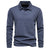 Heren lange mouwen polo shirt - veelzijdige zachte top voor casual gelegenheid